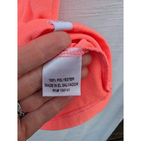 Lady Hagen Womens Coral Splash Sleeveless Polo Top Shirt Sz XS Golf Tennis Sport - Picture 6 of 6